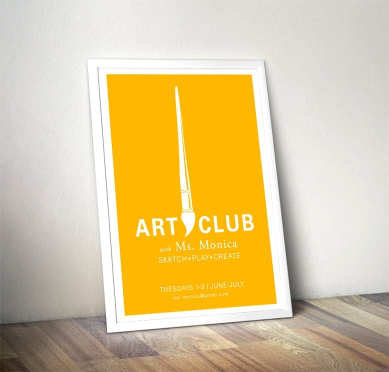 Art Club Poster