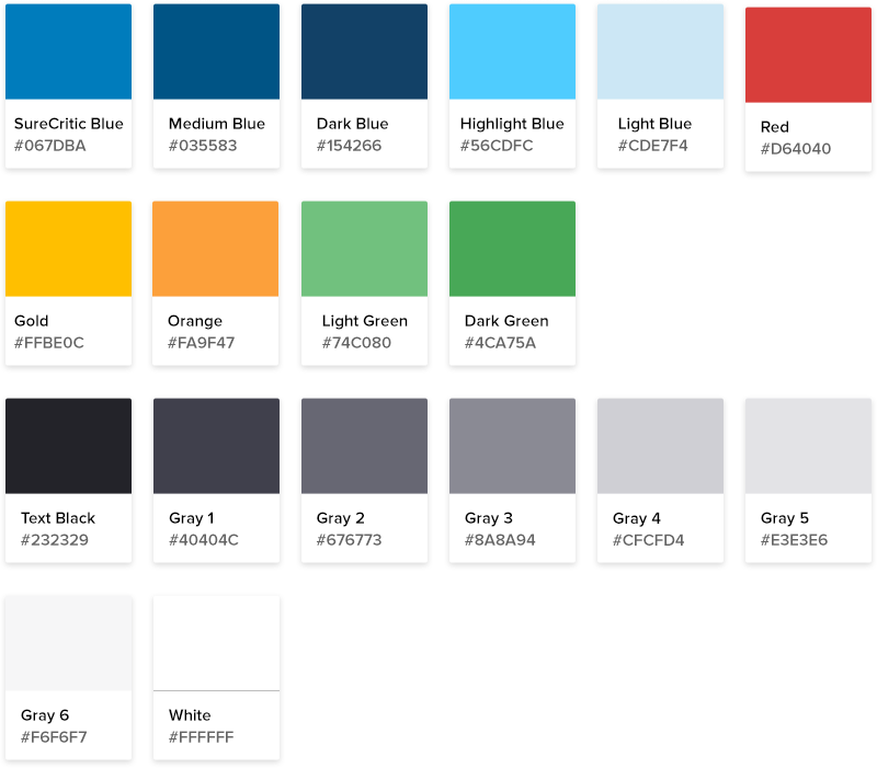 Brand Color Swatches